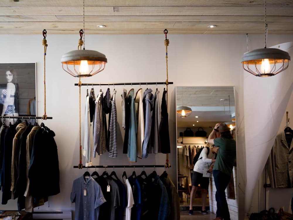 Tidy retail store interior