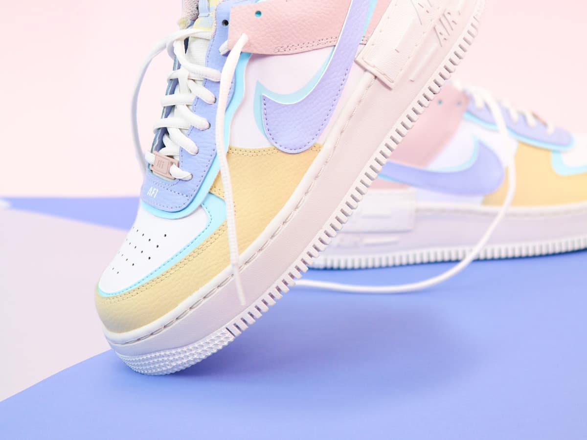 Cleaned white sneakers